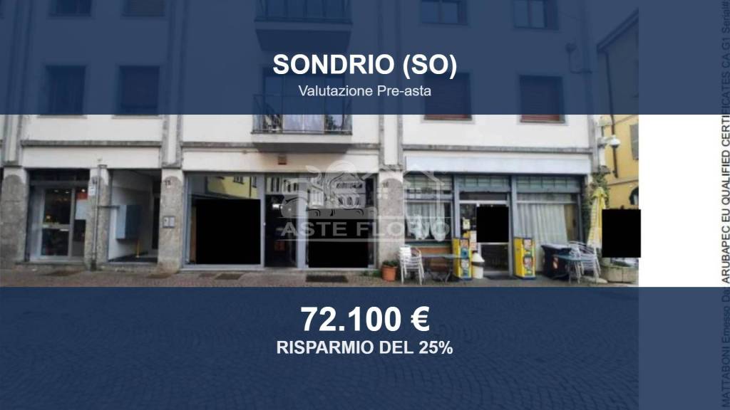 negozio in vendita a Sondrio in zona Centro Città
