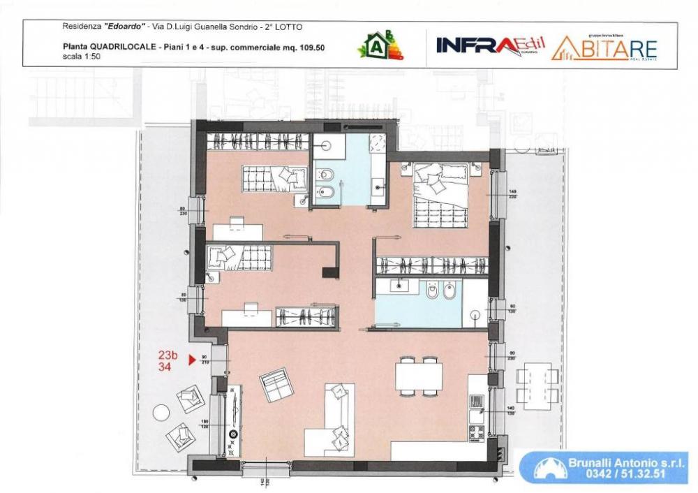 appartamento in vendita a Sondrio