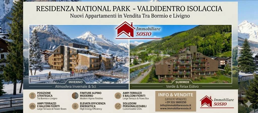 appartamento in vendita a Valdidentro in zona Isolaccia