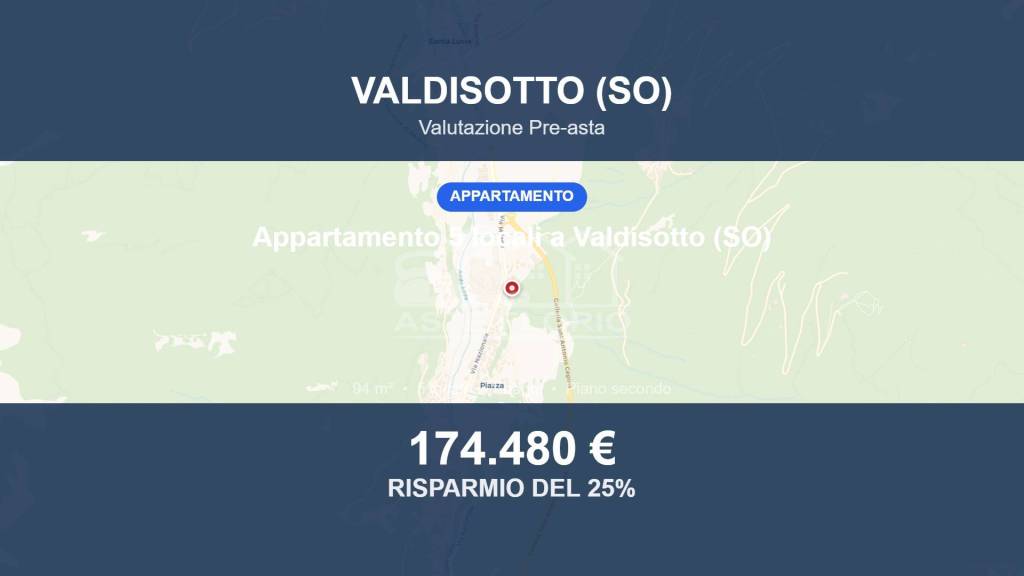 appartamento in vendita a Valdisotto in zona Cepina