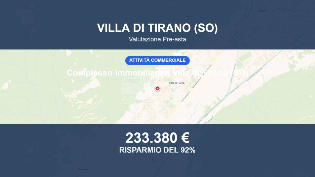 albergo in vendita a Villa di Tirano