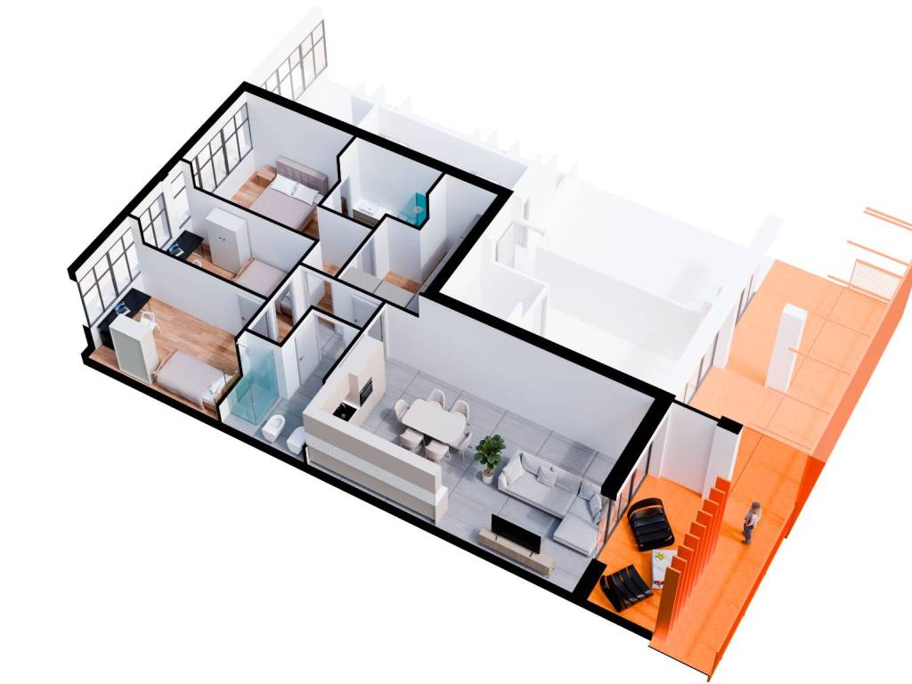 appartamento in vendita ad Abbiategrasso