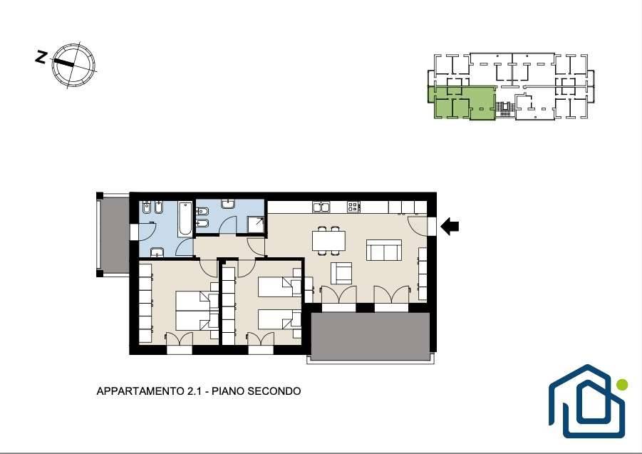 appartamento in vendita ad Albairate