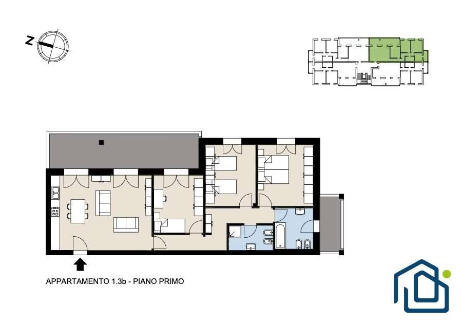 appartamento in vendita ad Albairate