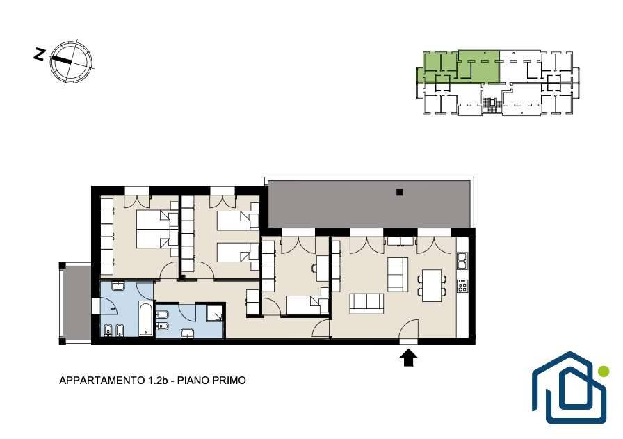 appartamento in vendita ad Albairate