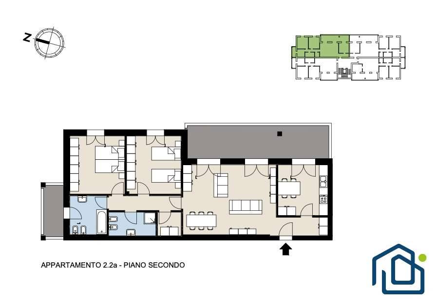 appartamento in vendita ad Albairate