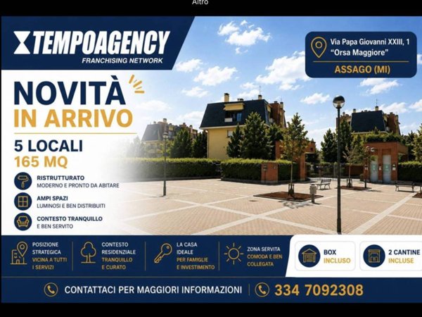 appartamento in vendita ad Assago
