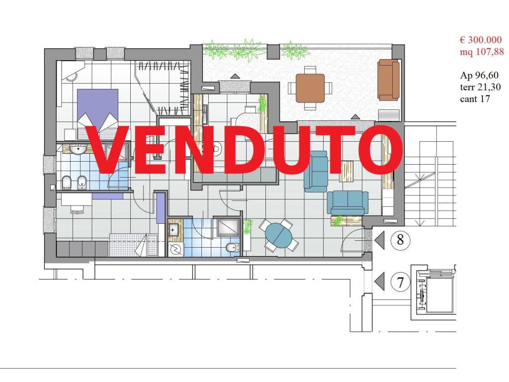 appartamento in vendita a Bareggio