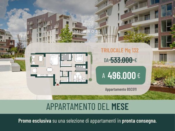 appartamento in vendita a Basiglio in zona Cascina Vione