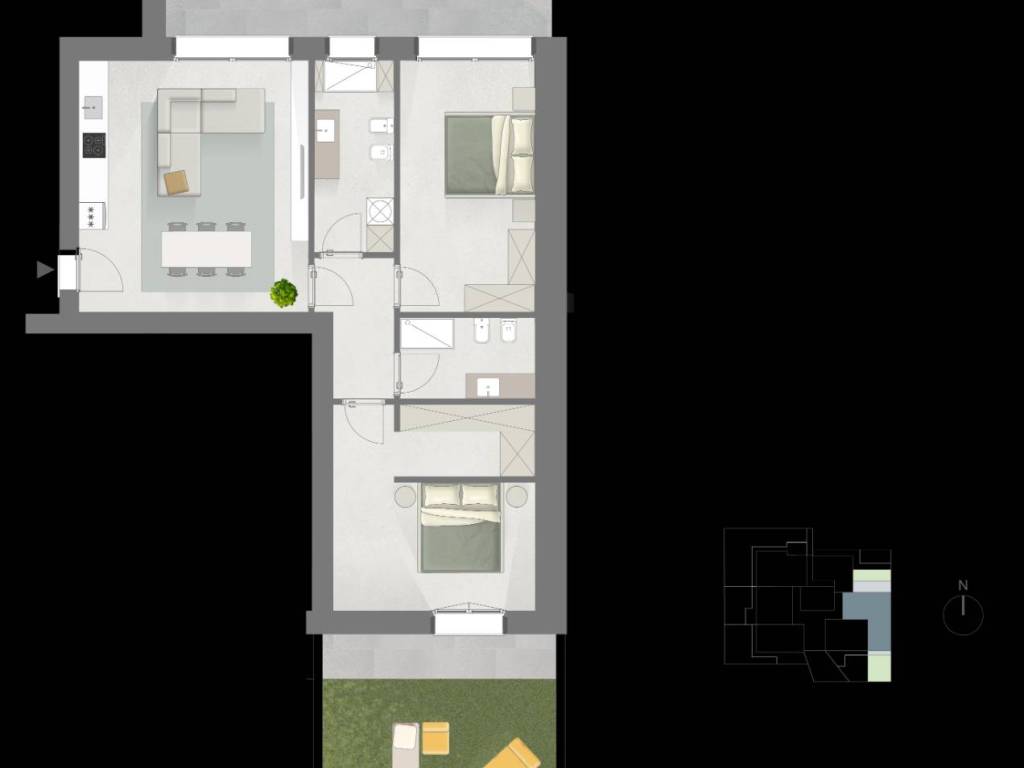 appartamento in vendita a Bollate