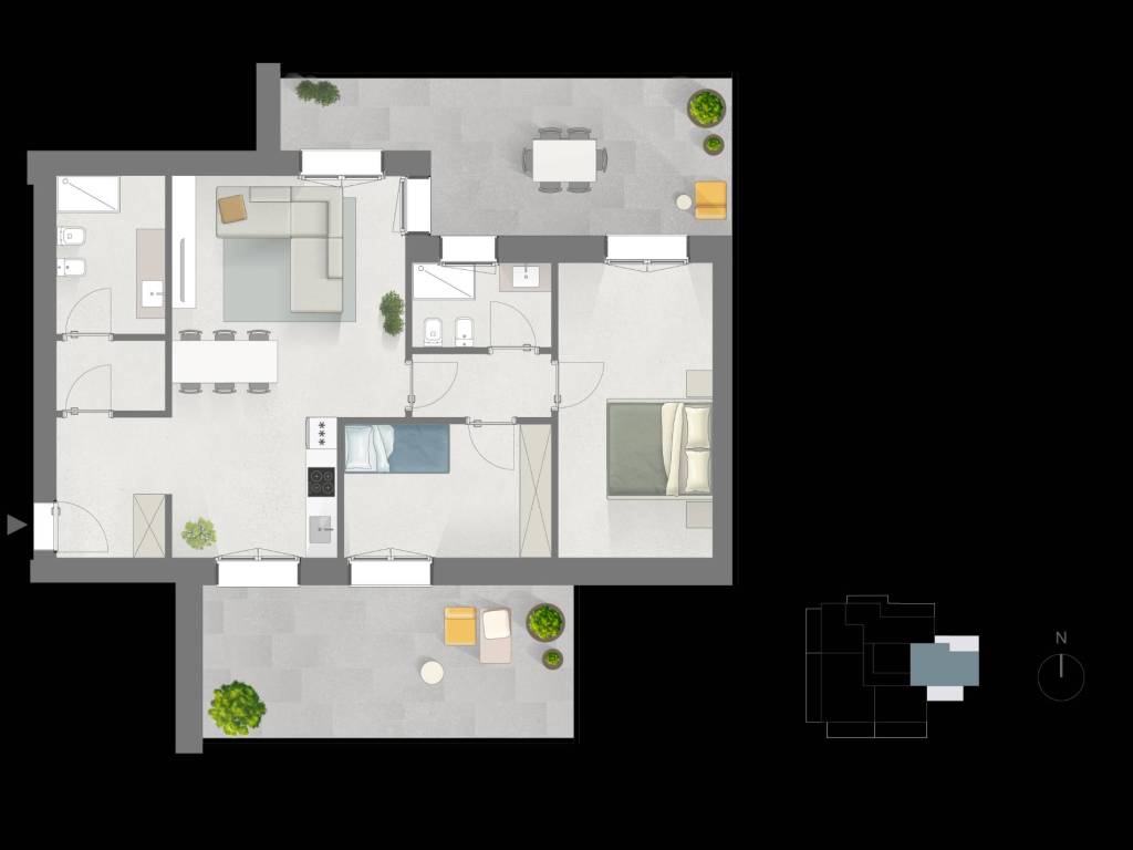 appartamento in vendita a Bollate