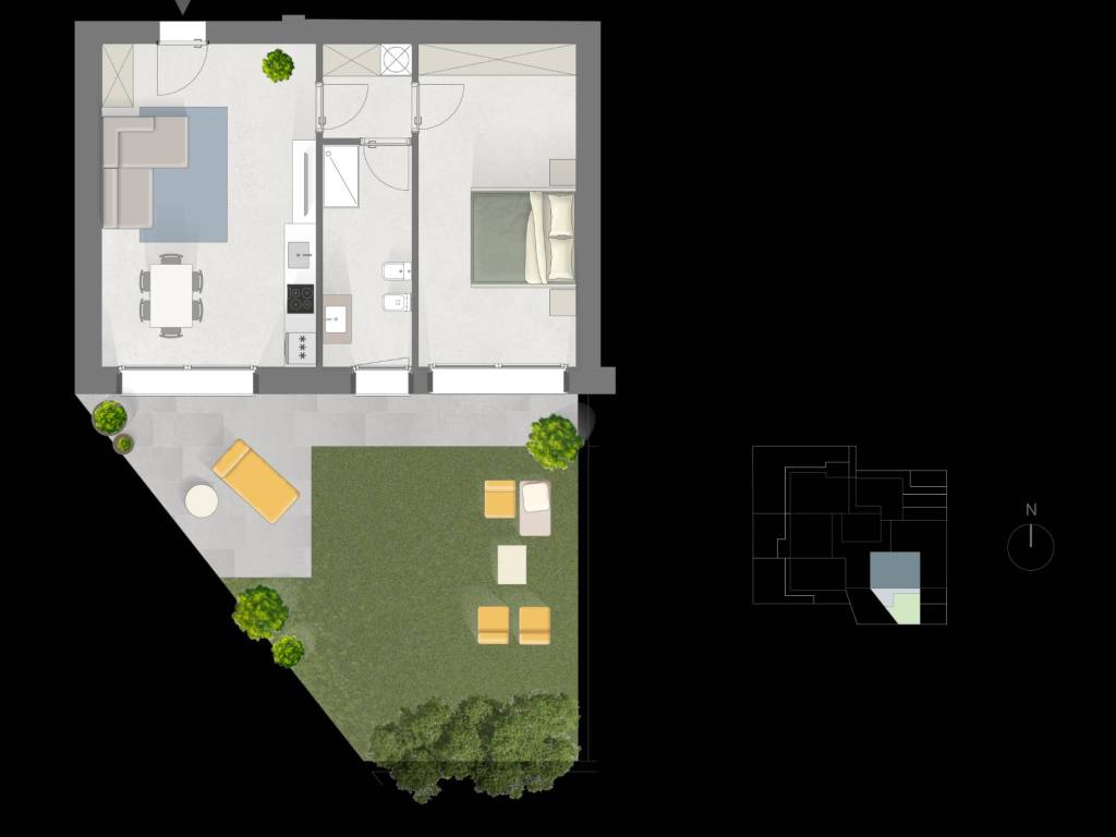 appartamento in vendita a Bollate