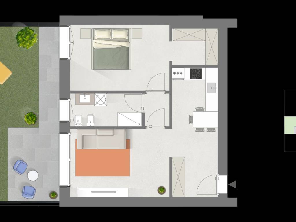 appartamento in vendita a Bollate