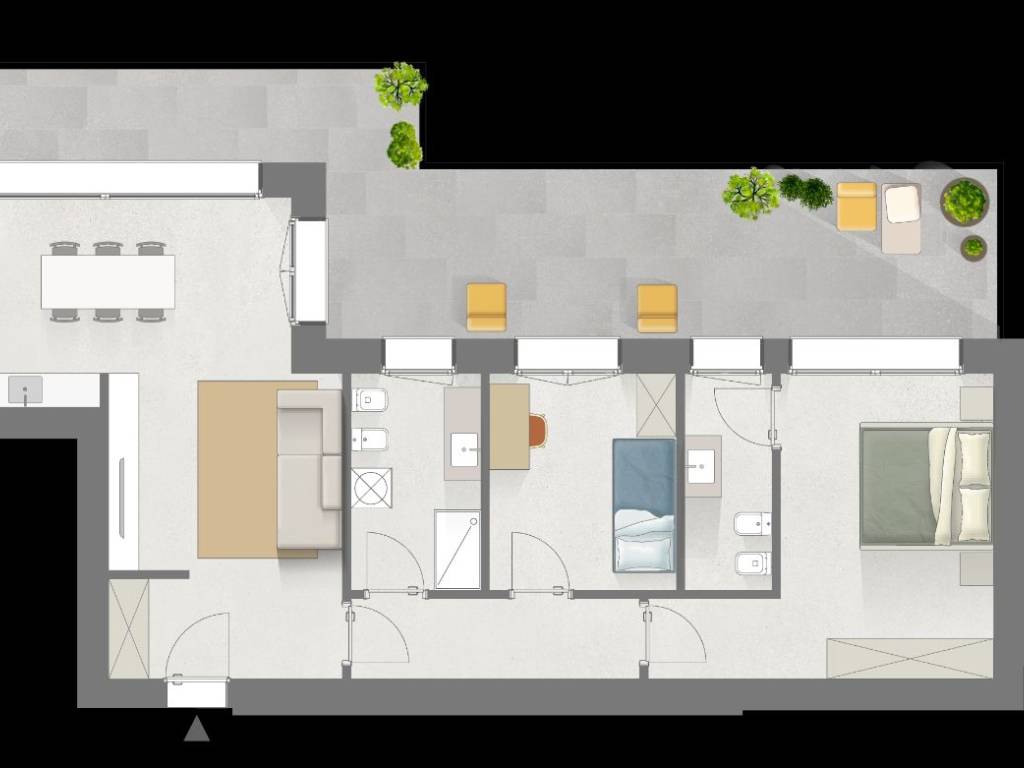 appartamento in vendita a Bollate