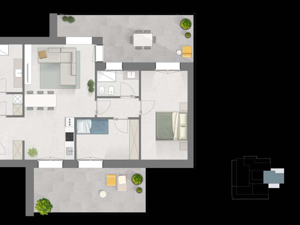 appartamento in vendita a Bollate