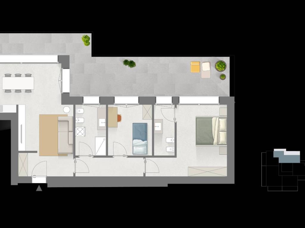 appartamento in vendita a Bollate