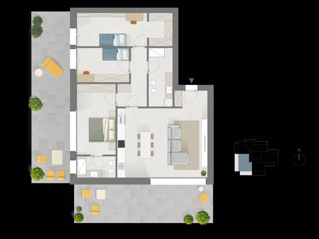 appartamento in vendita a Bollate