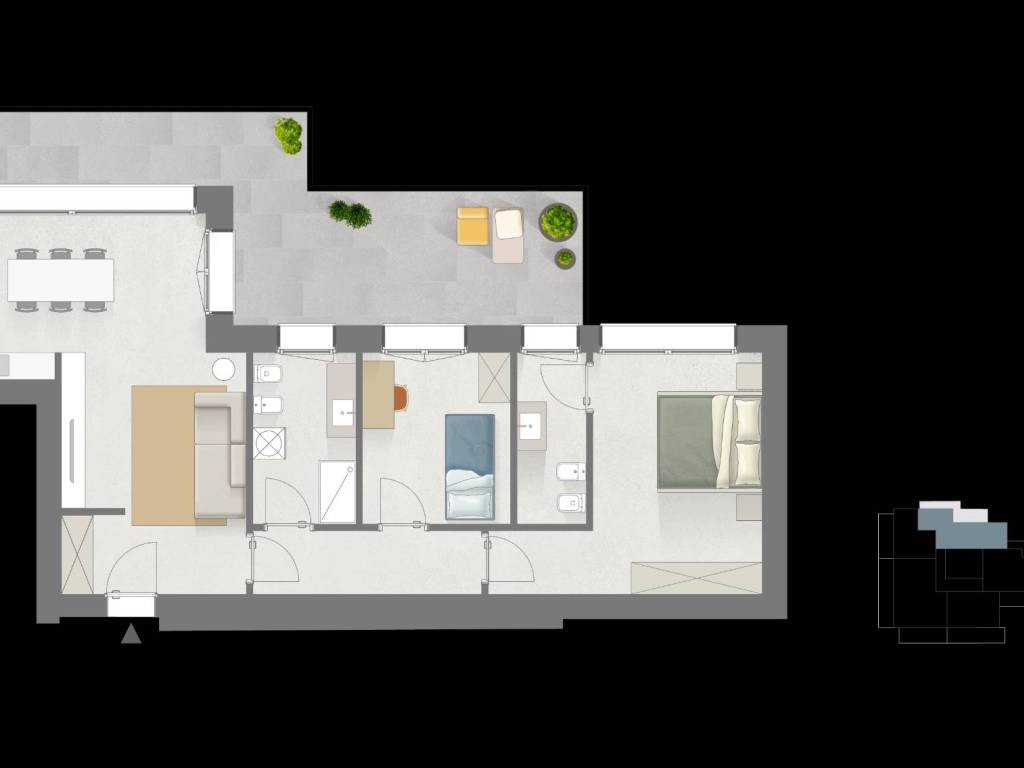 appartamento in vendita a Bollate