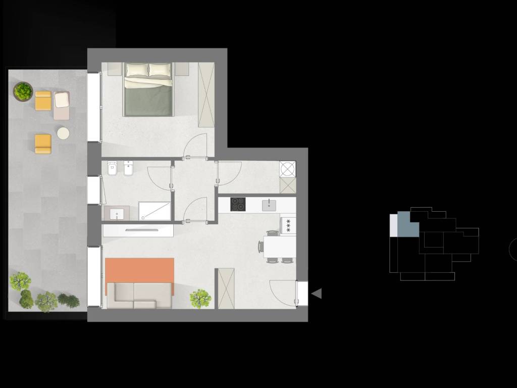 appartamento in vendita a Bollate