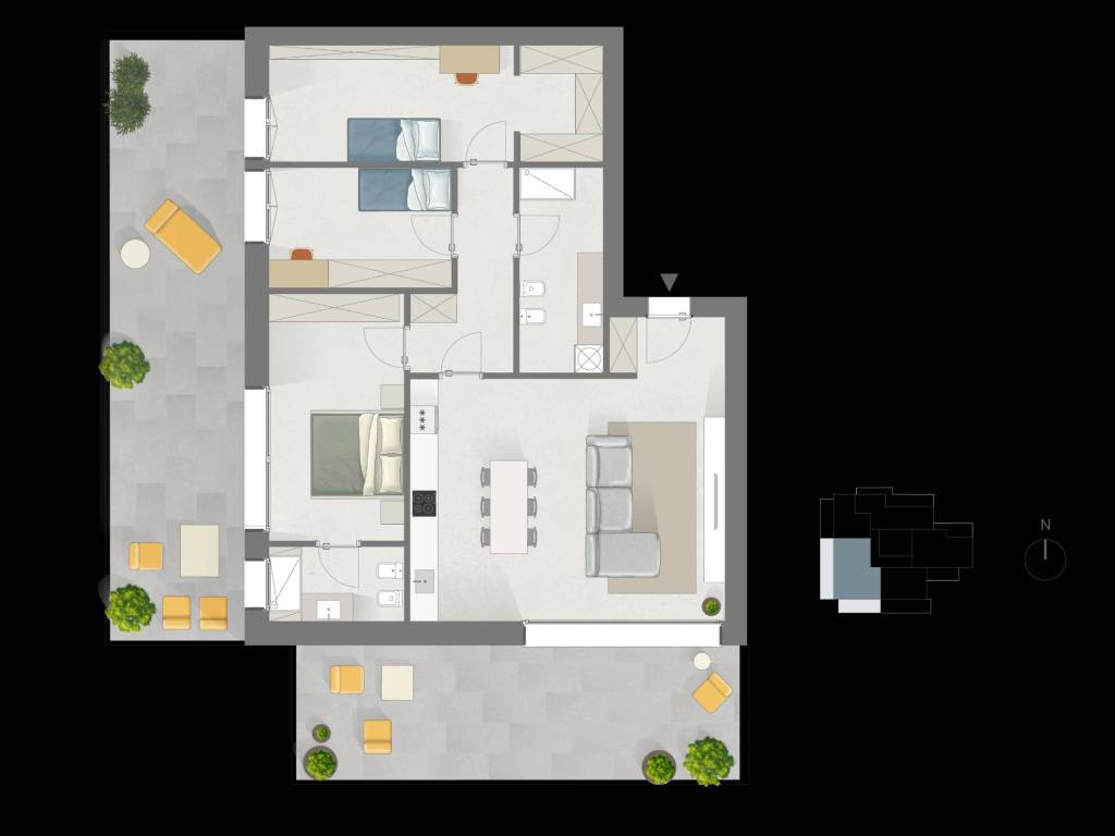 appartamento in vendita a Bollate