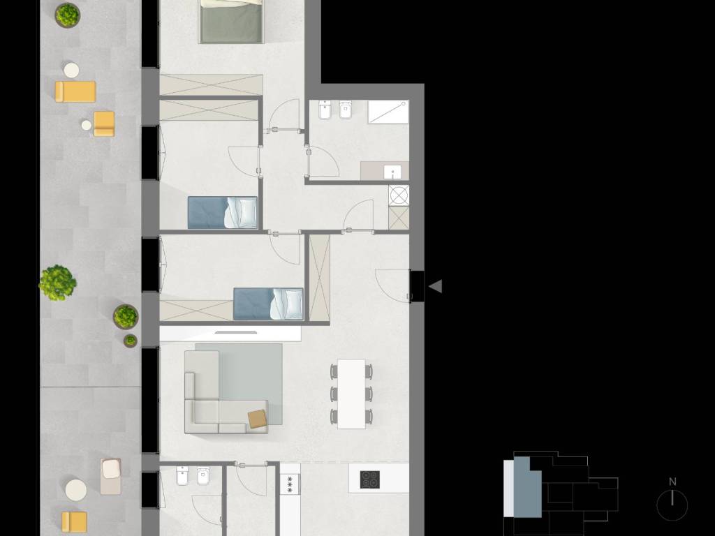 appartamento in vendita a Bollate