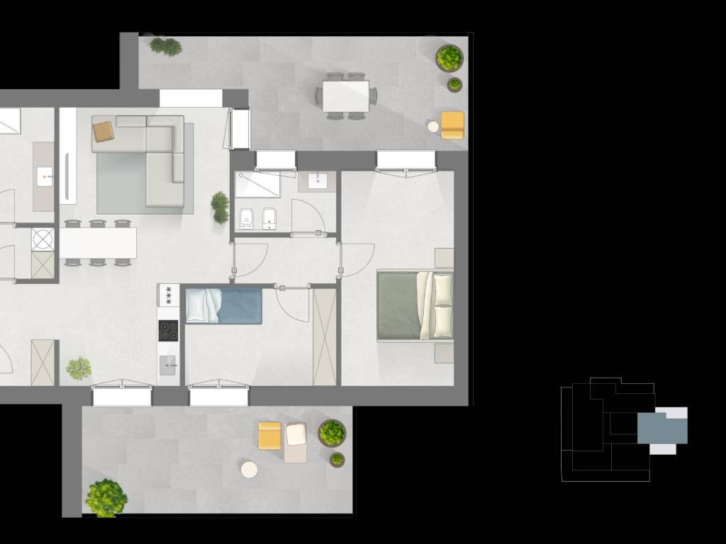 appartamento in vendita a Bollate