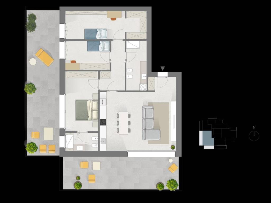 appartamento in vendita a Bollate