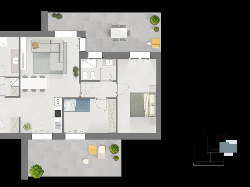 appartamento in vendita a Bollate