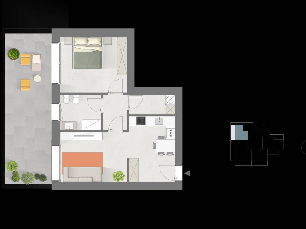 appartamento in vendita a Bollate