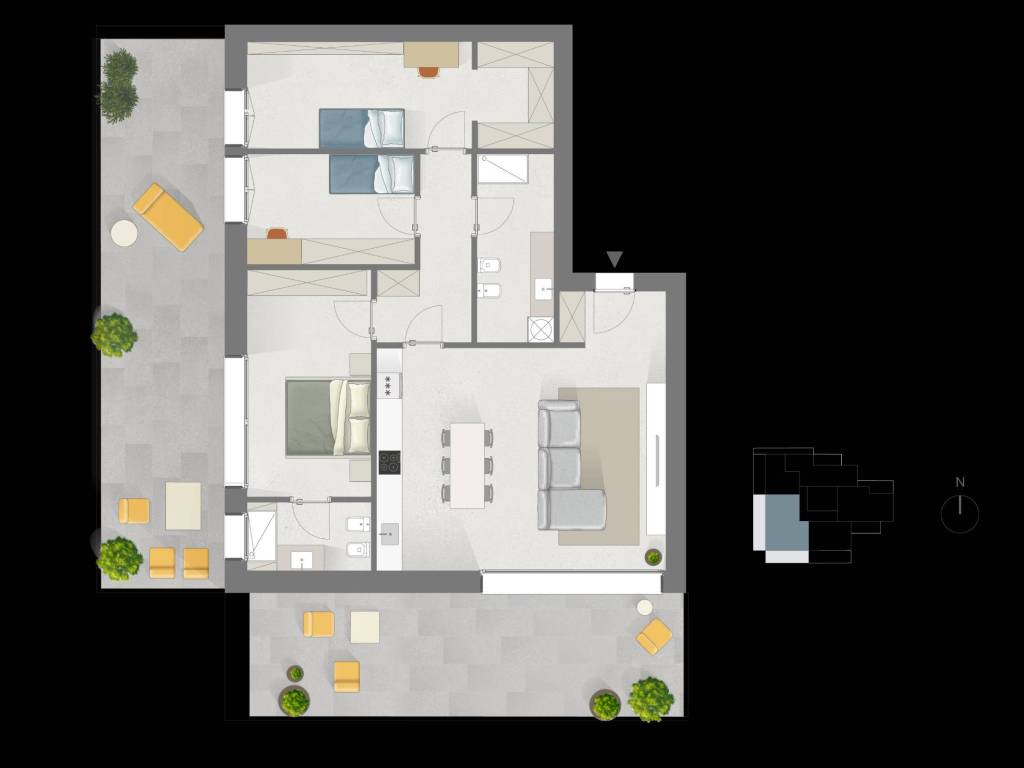 appartamento in vendita a Bollate