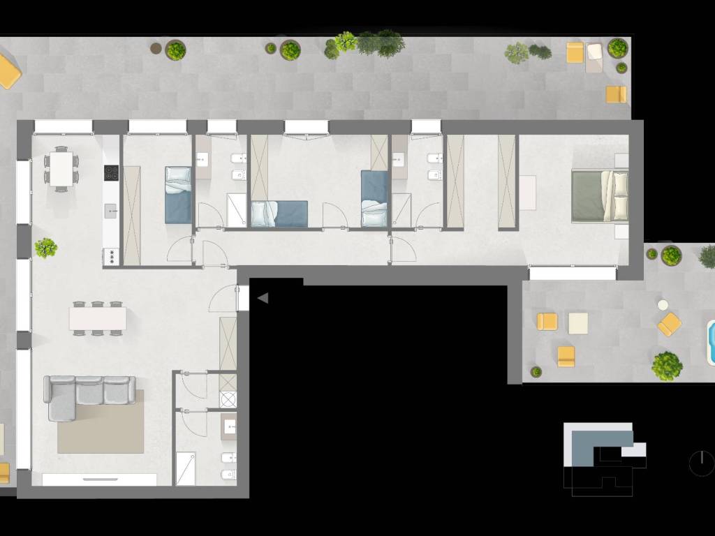 appartamento in vendita a Bollate