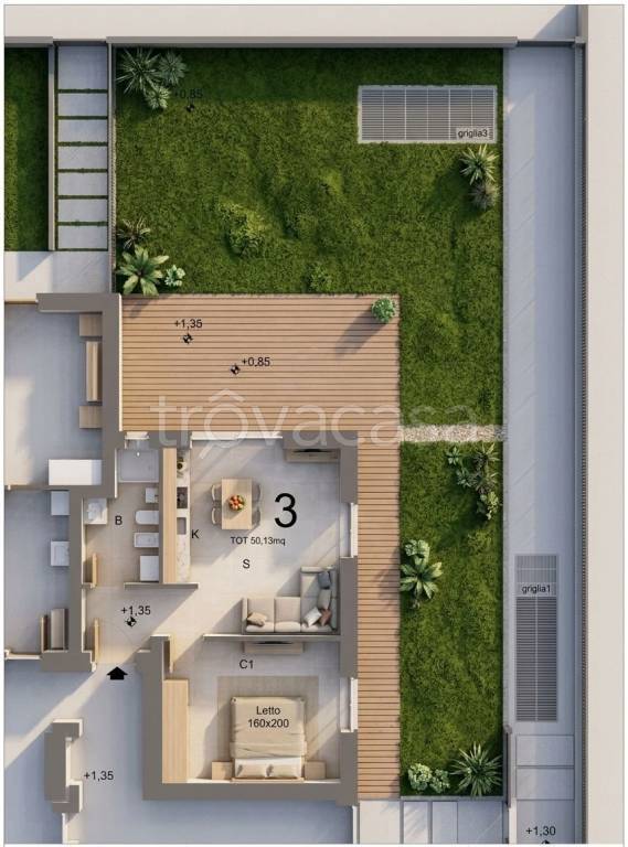 appartamento in vendita a Bollate in zona Cassina Nuova