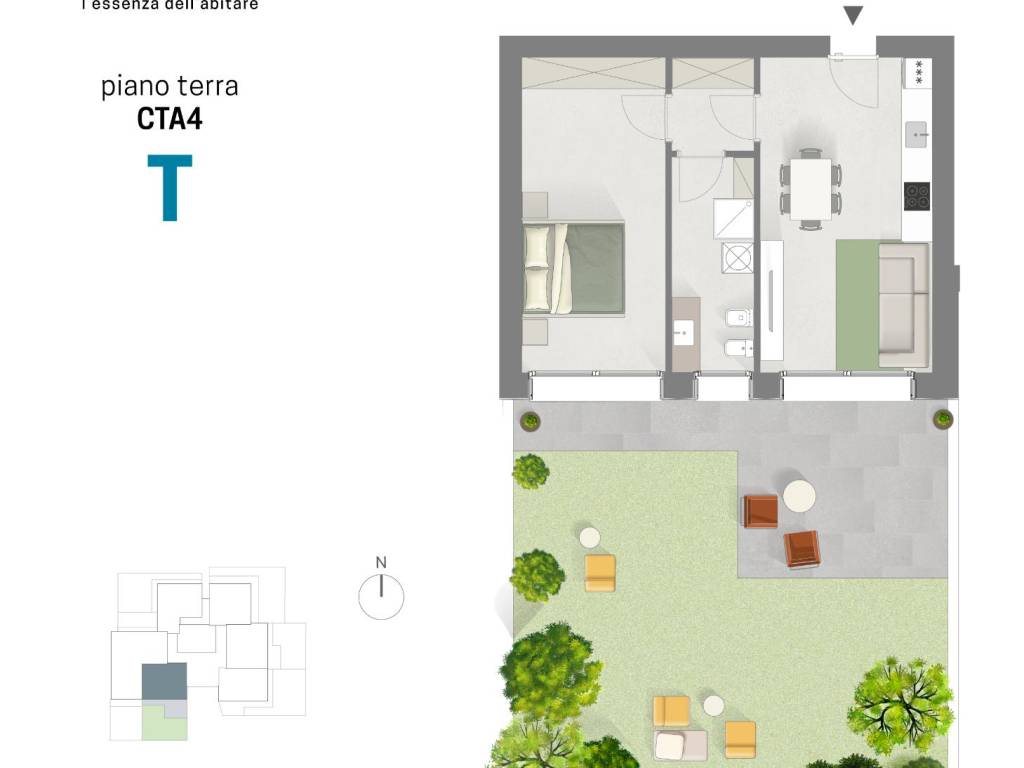 appartamento in vendita a Bollate in zona Ospiate