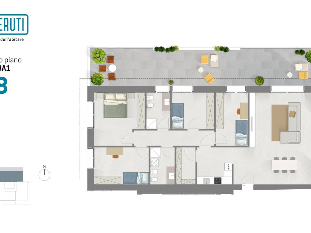 appartamento in vendita a Bollate in zona Ospiate