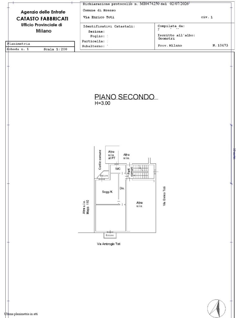 appartamento in vendita a Bresso