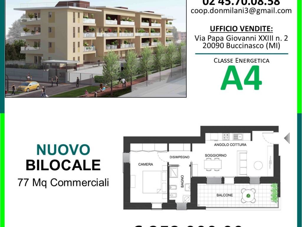 appartamento in vendita a Buccinasco