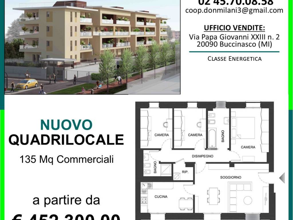 appartamento in vendita a Buccinasco
