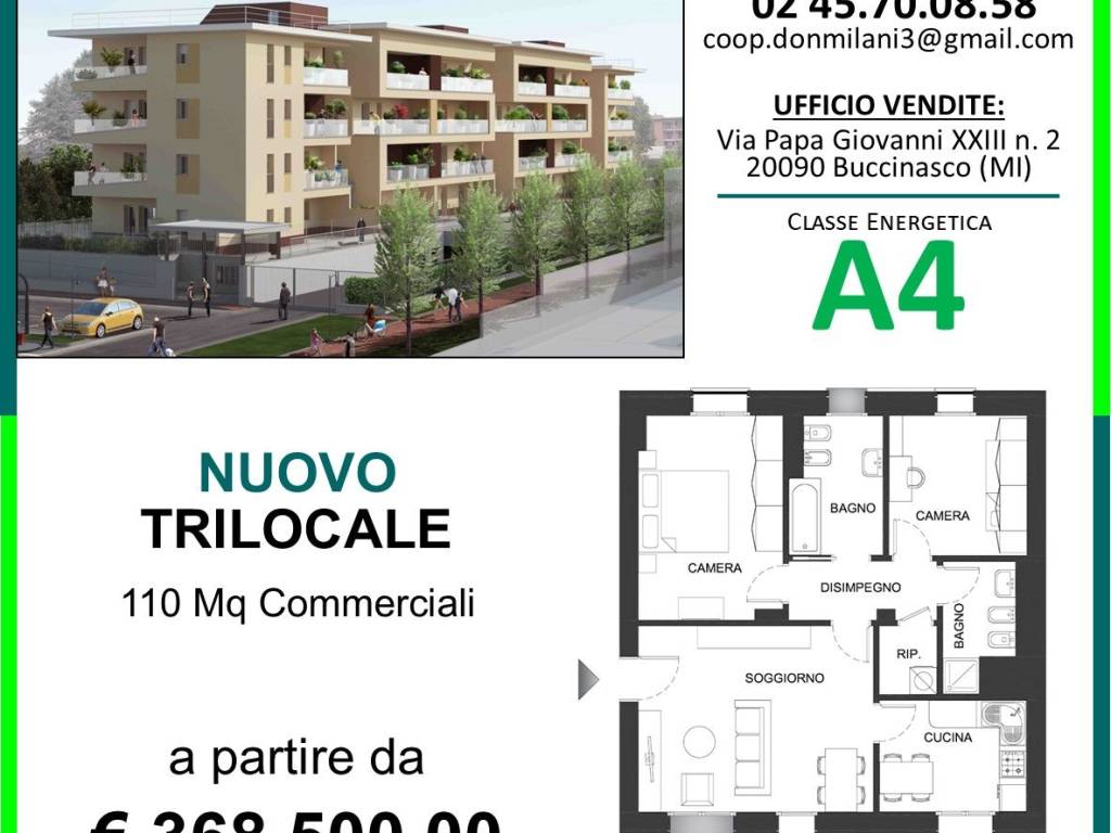 appartamento in vendita a Buccinasco