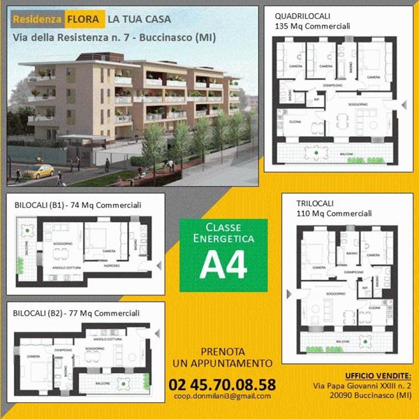 appartamento in vendita a Buccinasco