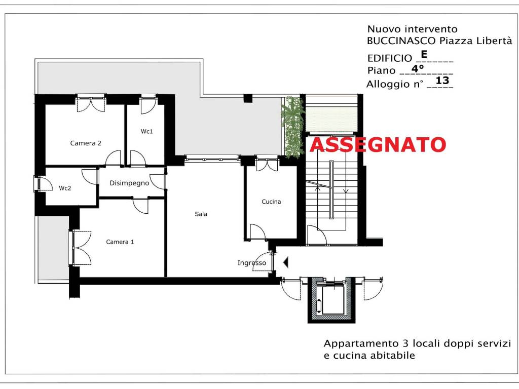 appartamento in vendita a Buccinasco