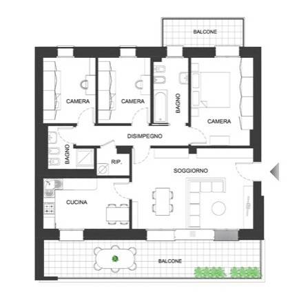 appartamento in vendita a Buccinasco