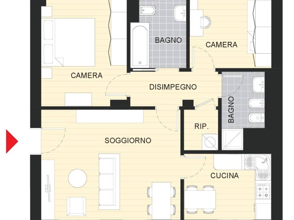 appartamento in vendita a Buccinasco