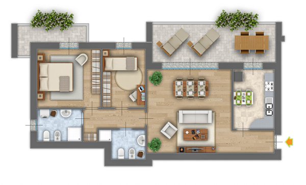 appartamento in vendita a Busto Garolfo