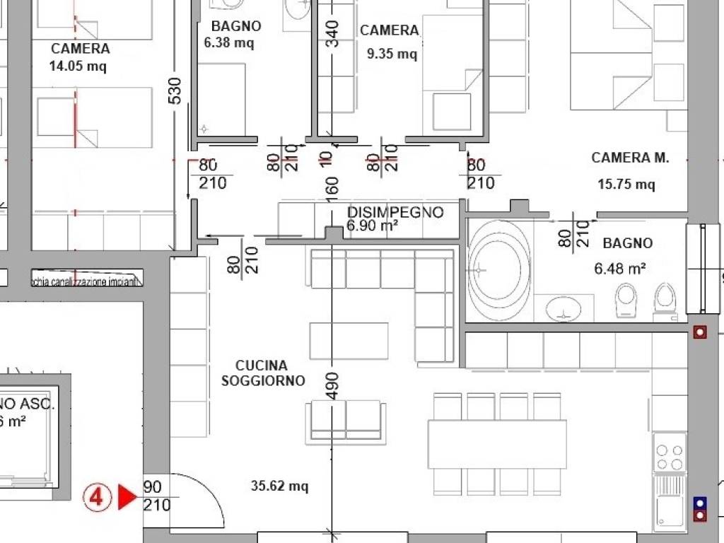 appartamento in vendita a Cambiago