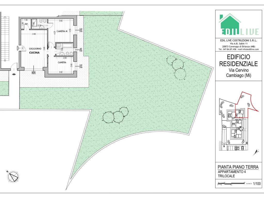 appartamento in vendita a Cambiago