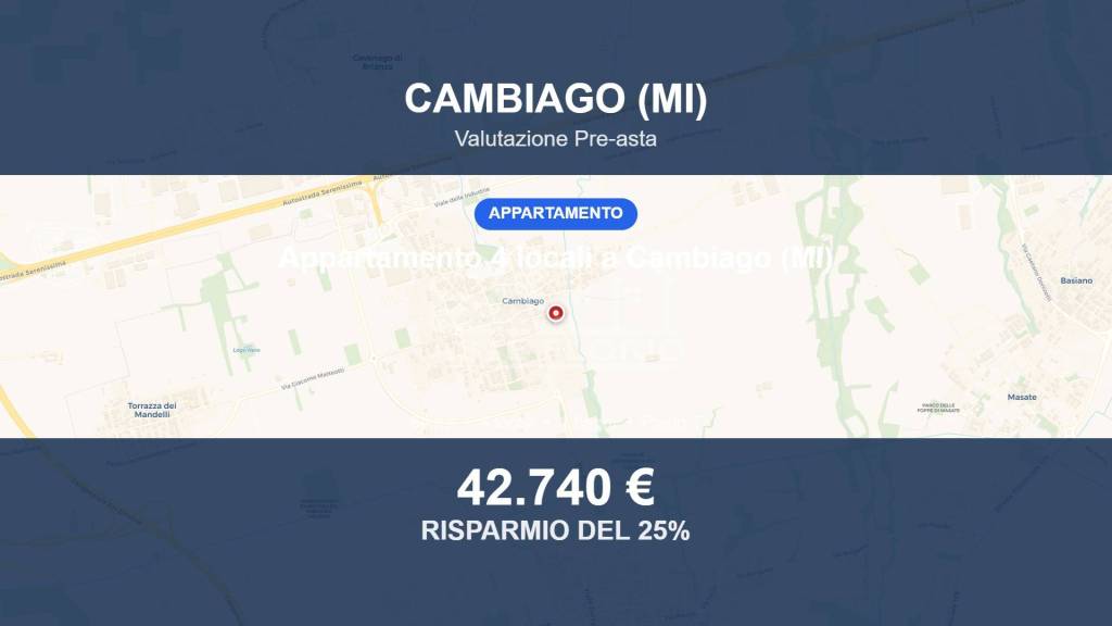 appartamento in vendita a Cambiago