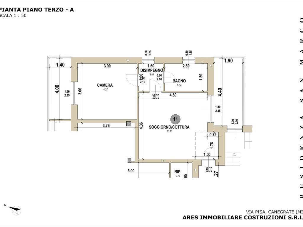 appartamento in vendita a Canegrate