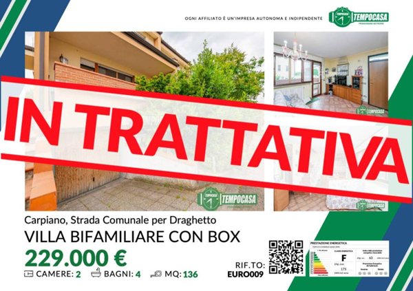 casa indipendente in vendita a Carpiano in zona Draghetto