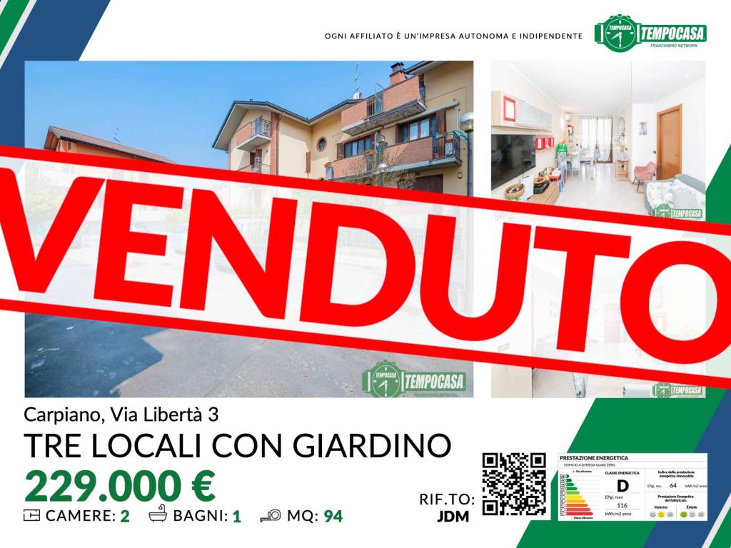 appartamento in vendita a Carpiano