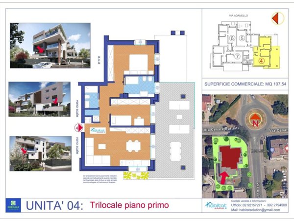 appartamento in vendita a Carugate